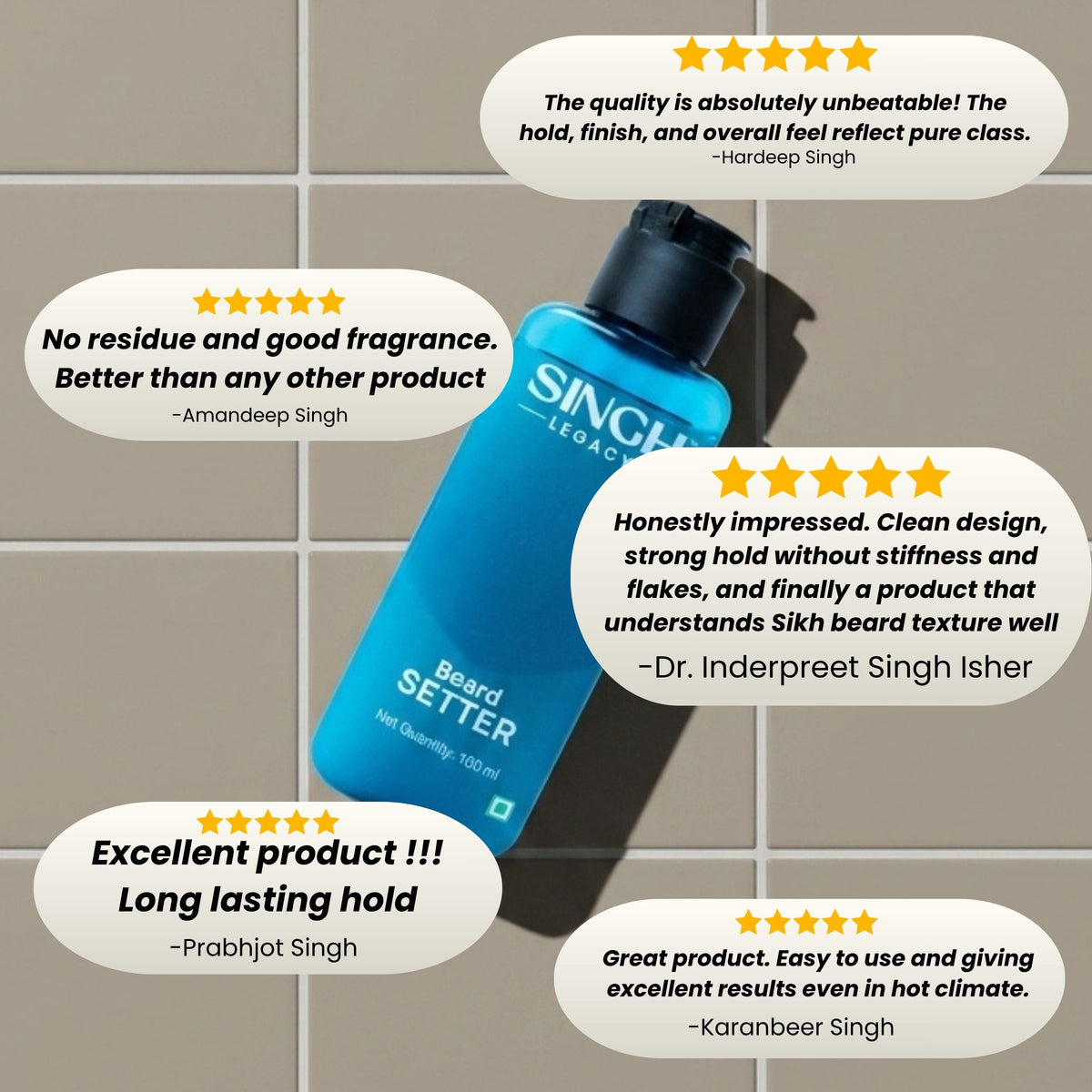 Singh Legacy Beard Setter – Customer reviews