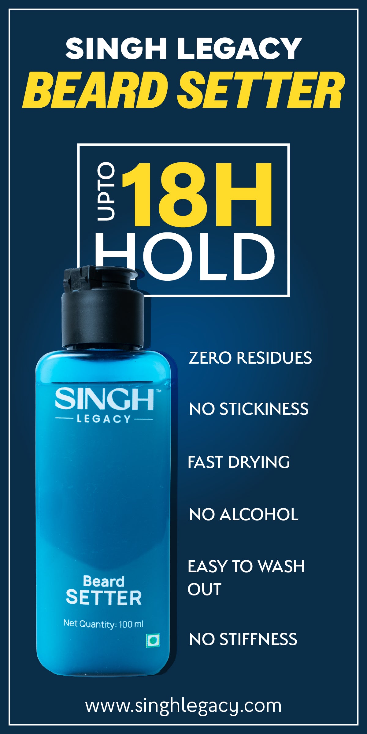 Singh Legacy Beard Setter – product with box