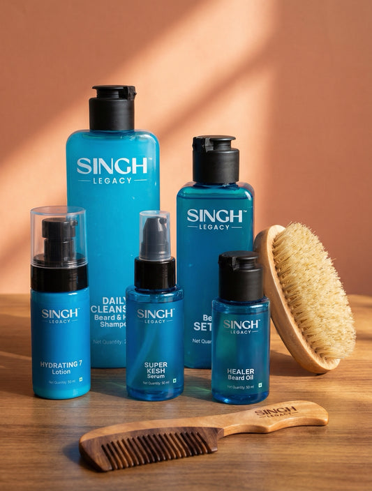 Singh Legacy Complete Beard & Hair Grooming Kit