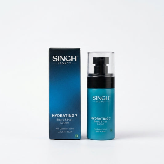 Singh Legacy Hydrating 7 Lotion – white background with box angle 2