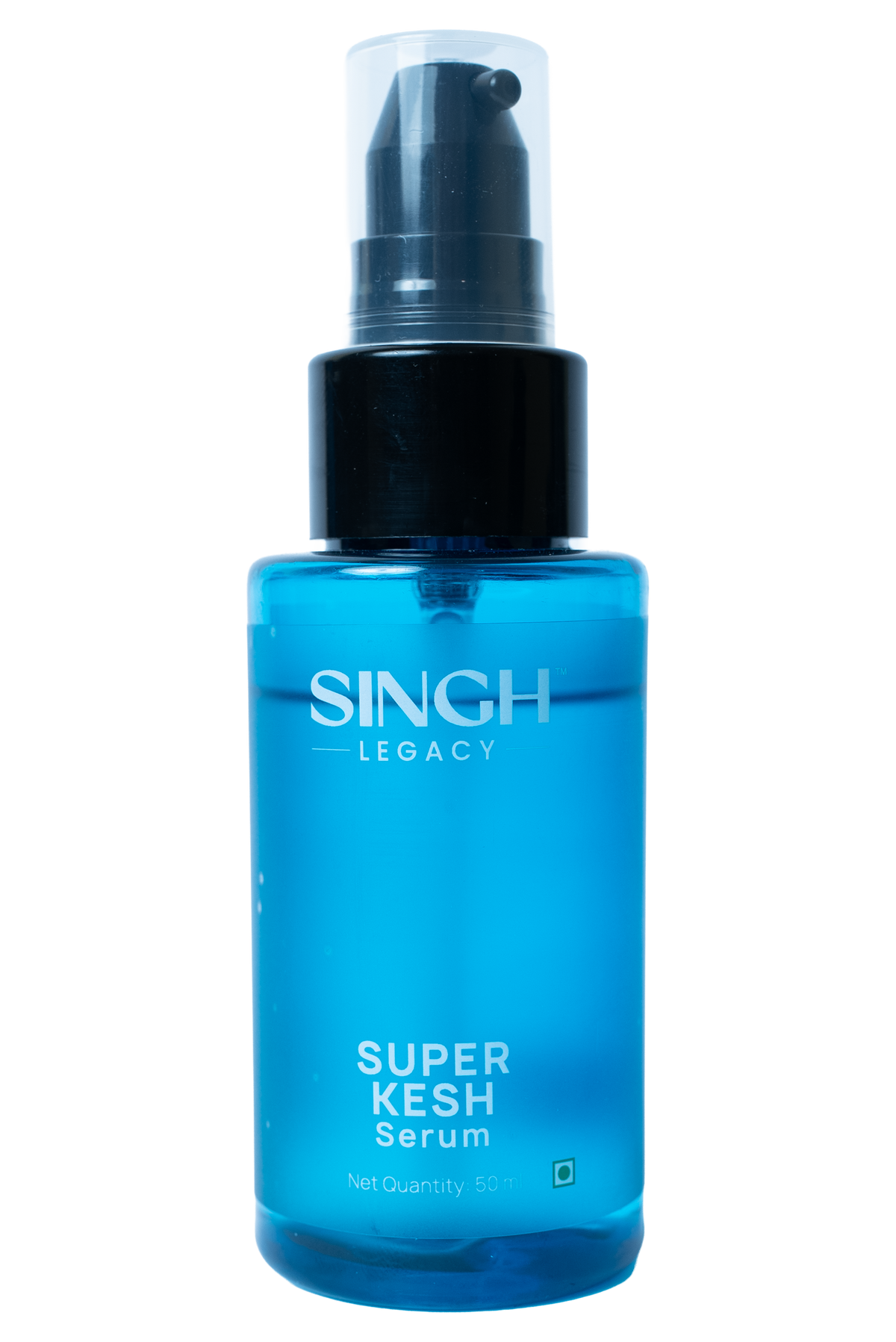 Singh Legacy Super Kesh Serum – product only blue bottle