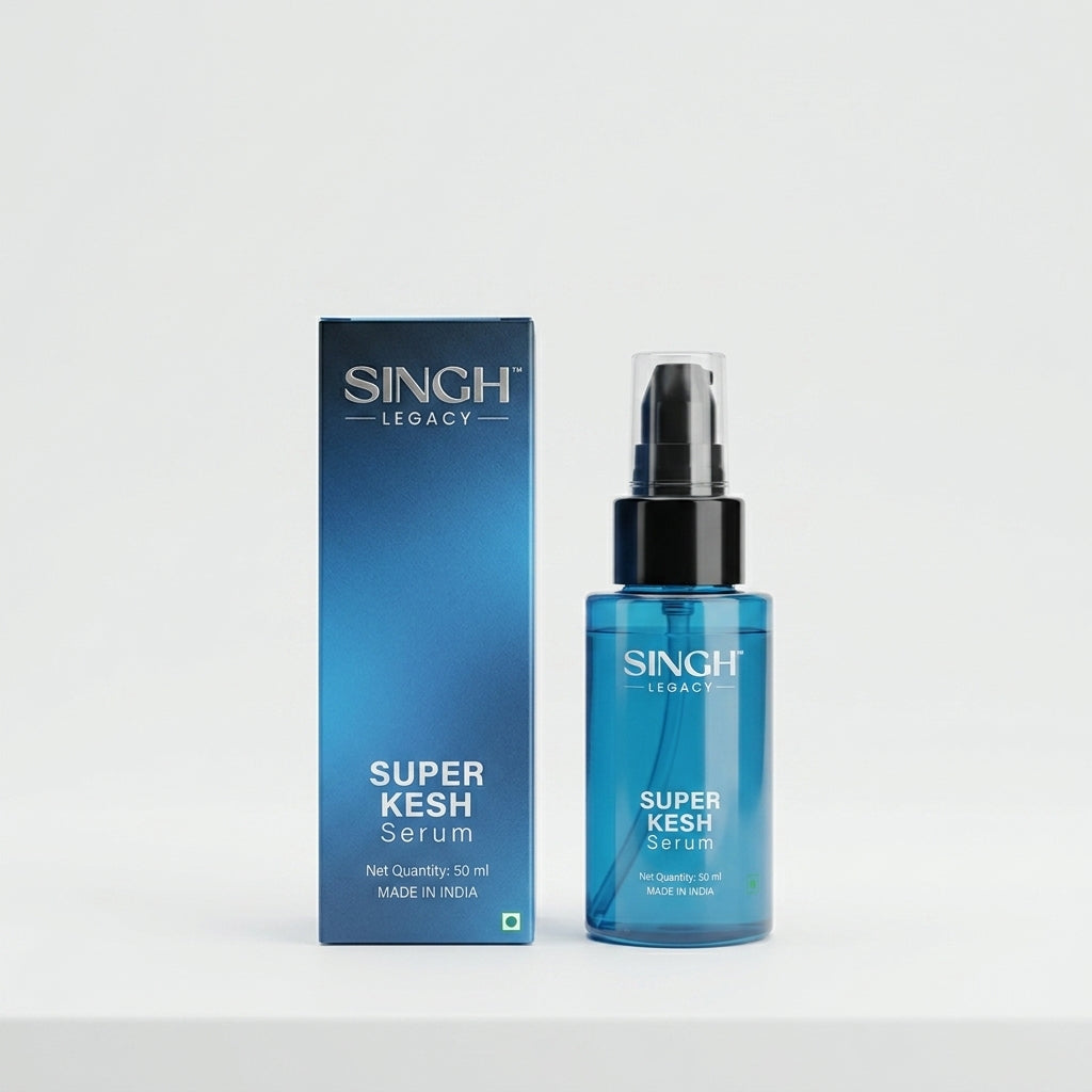 Singh Legacy Super Kesh Serum – white background