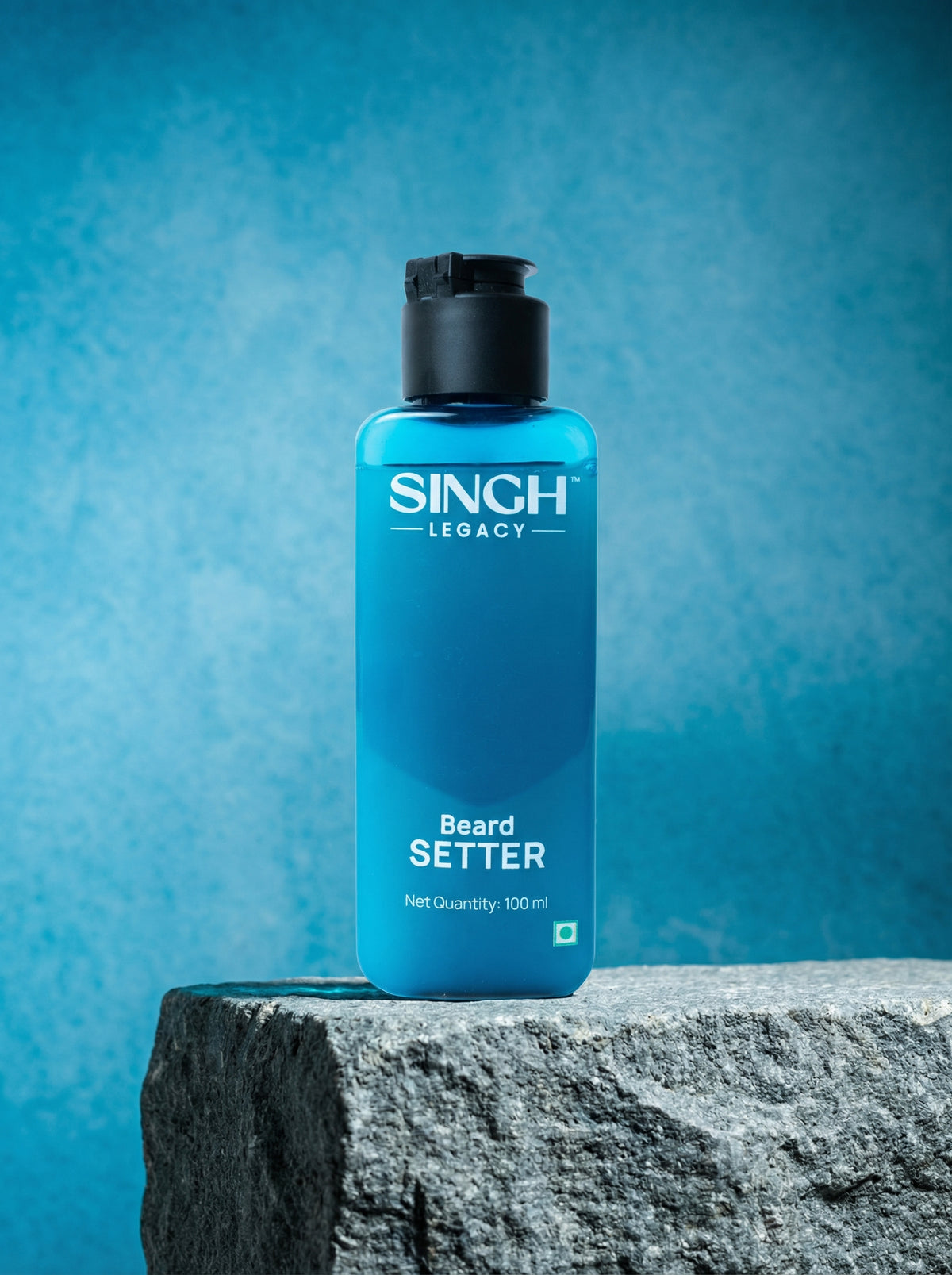 Singh Legacy Beard Setter 100ml – stone display
